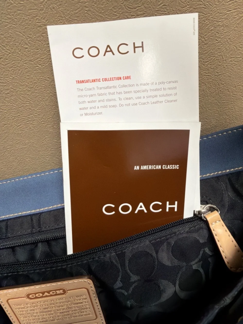 BRAND NEW!! VINTAGE Coach Transatlantic Messenger Bag